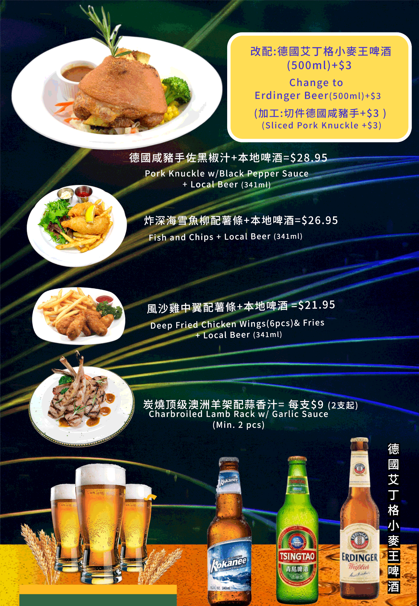Chef's Selectio Menu Page 1